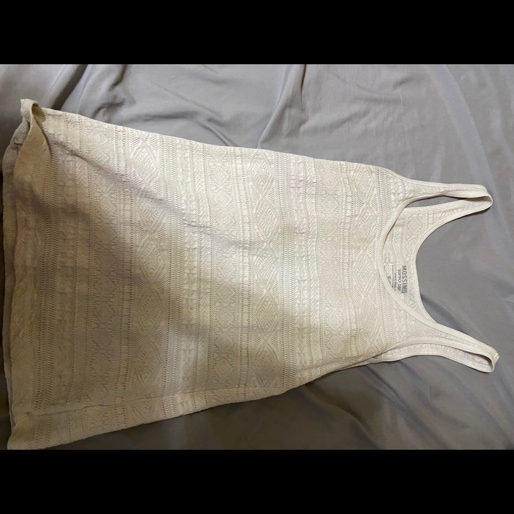 mossimo white tank top